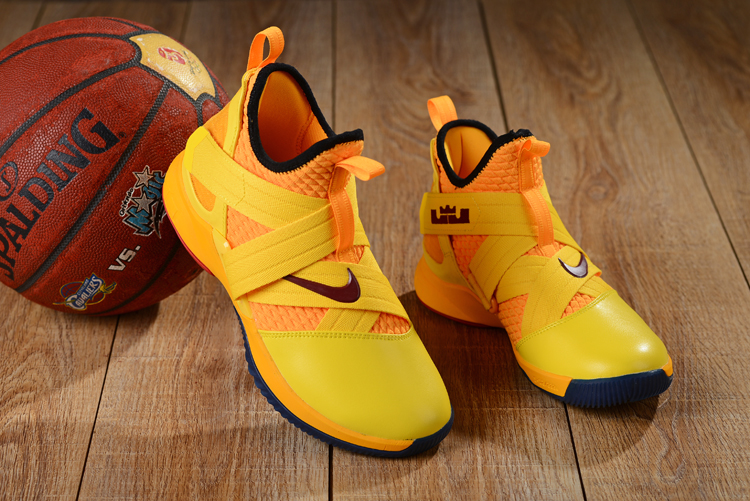 Nike LeBron Soldier 12 Yellow Black Shoes